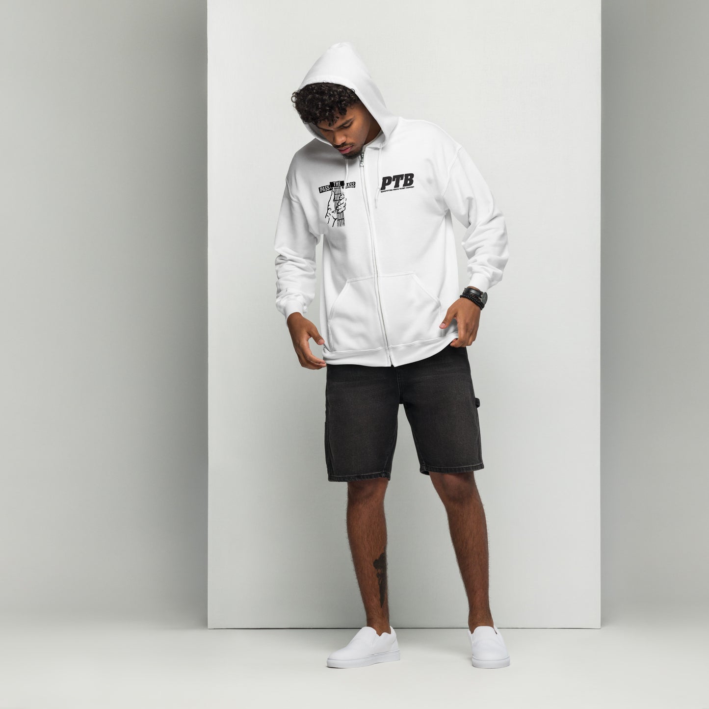 Pass The Bass - Adult Hoodie Light