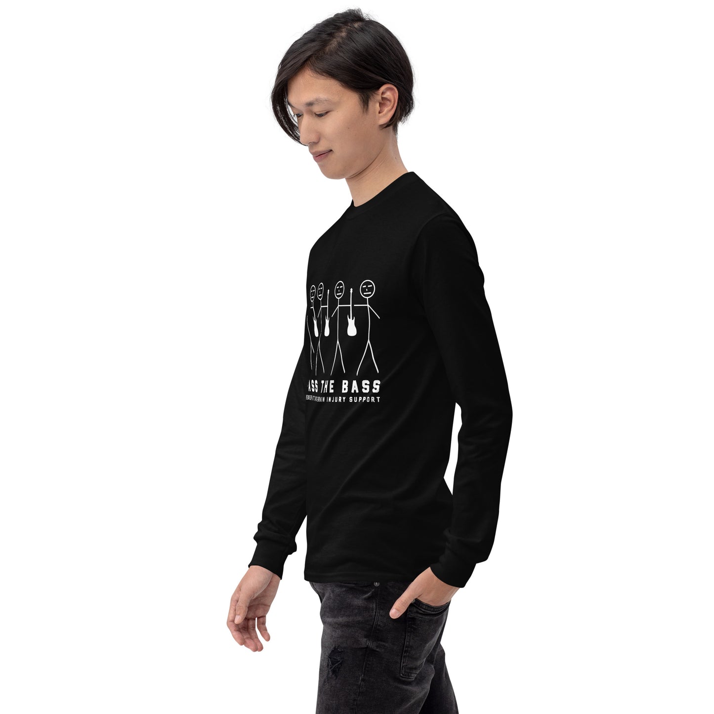 Pass The Bass - Adult Long Sleeve Shirt