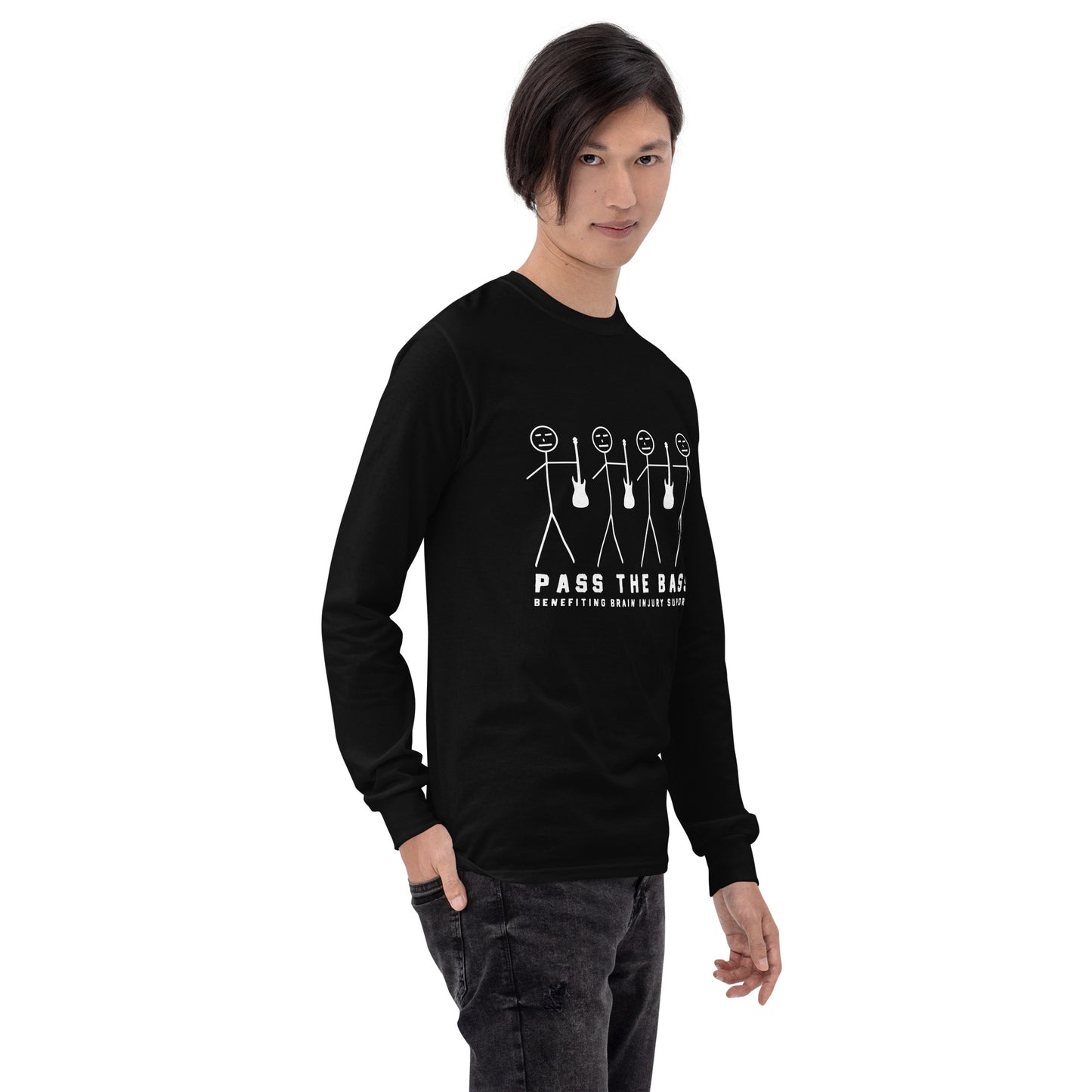 Pass The Bass - Adult Long Sleeve Shirt