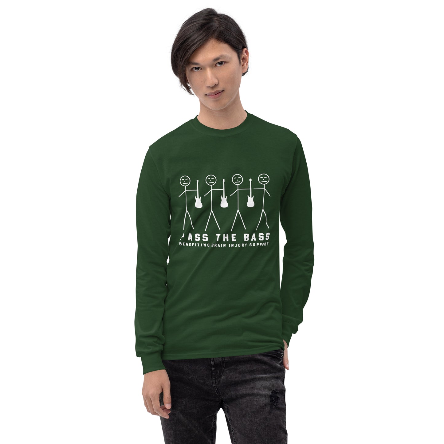 Pass The Bass - Adult Long Sleeve Shirt