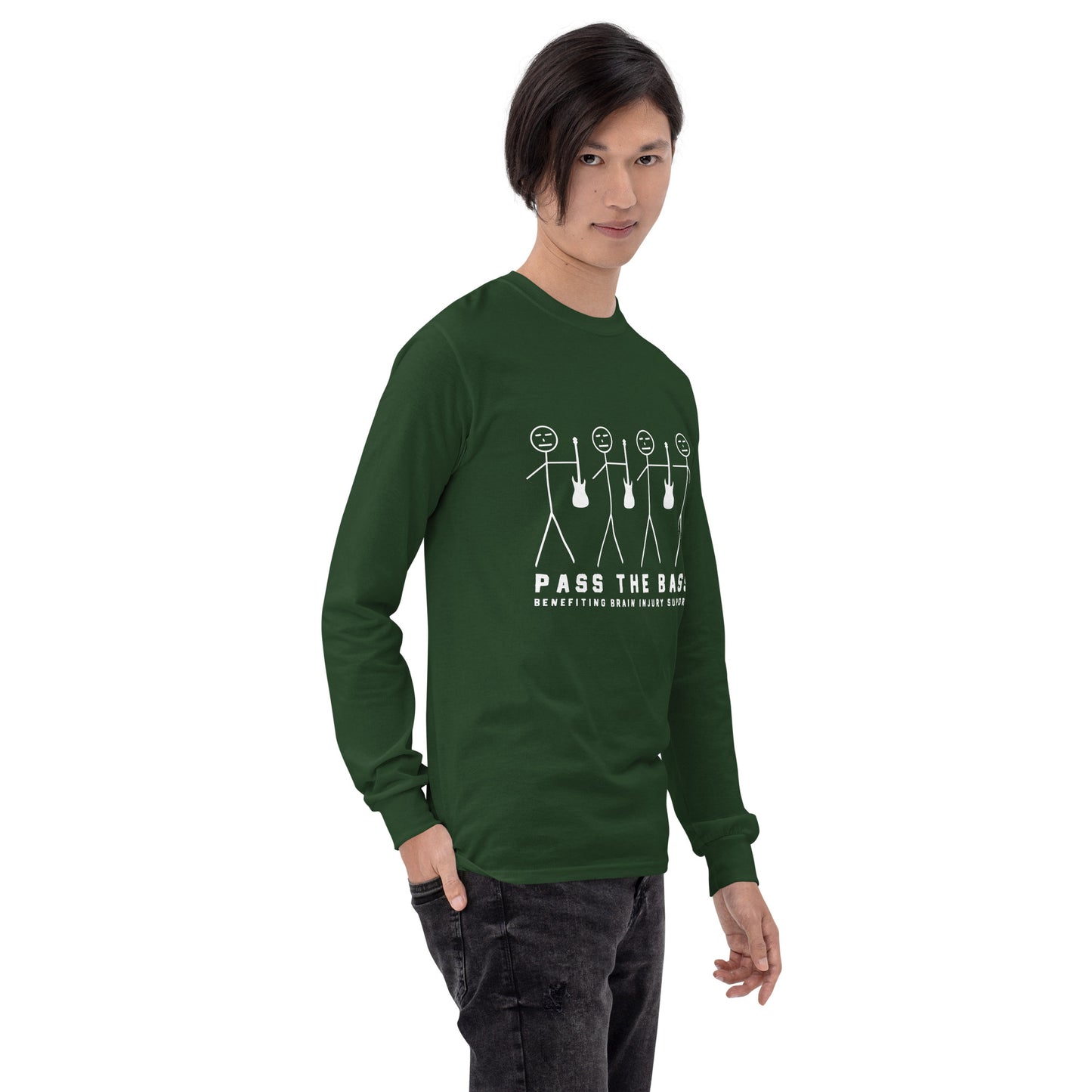 Pass The Bass - Adult Long Sleeve Shirt