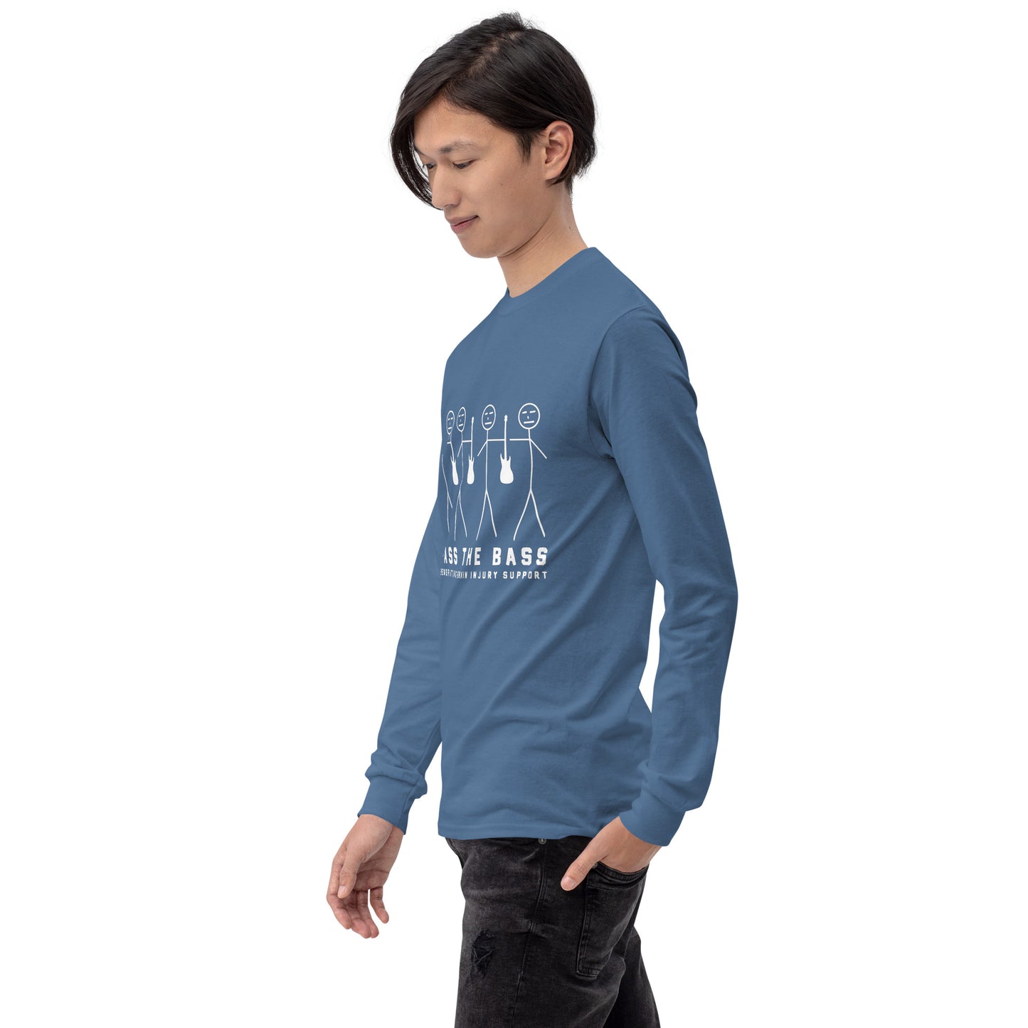Pass The Bass - Adult Long Sleeve Shirt