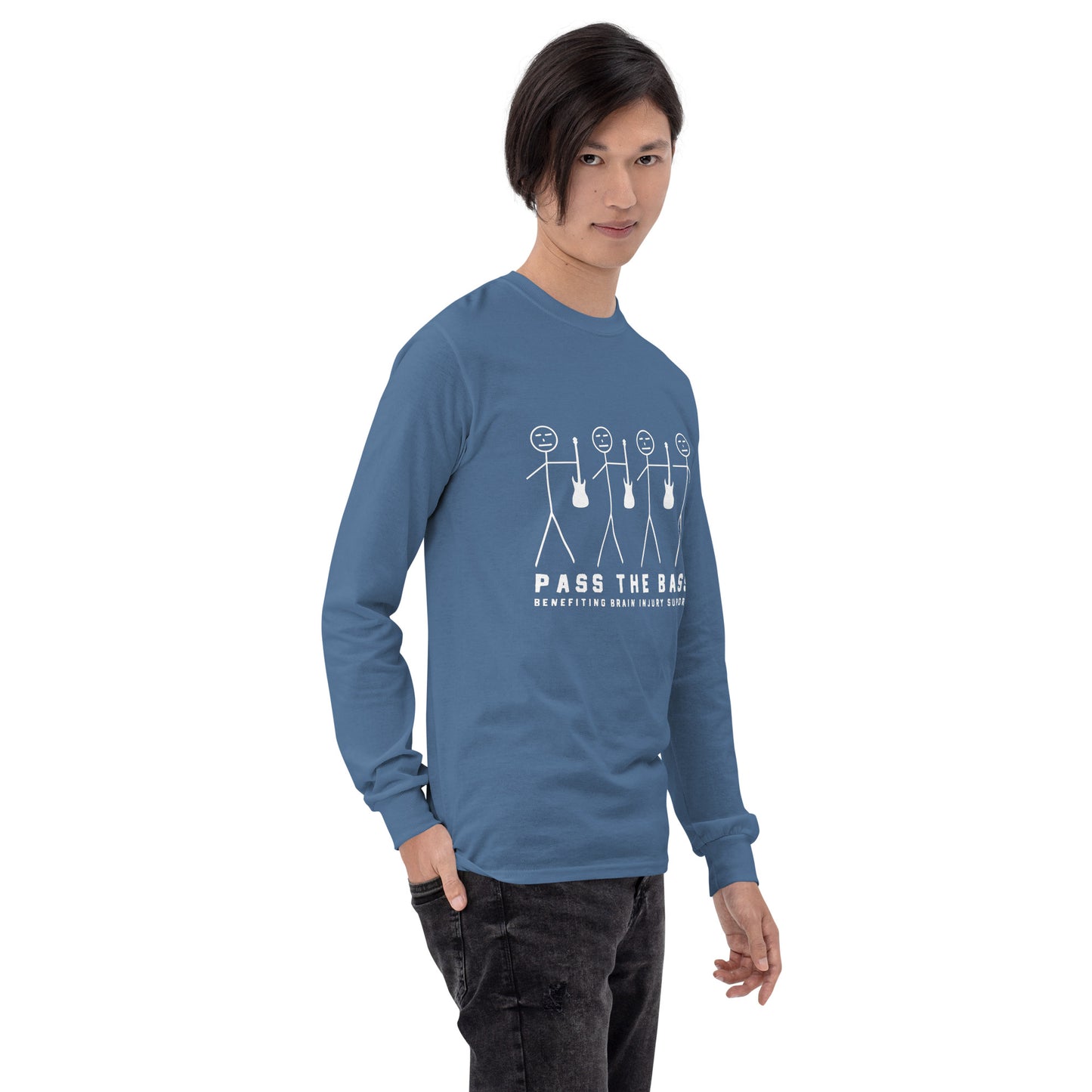 Pass The Bass - Adult Long Sleeve Shirt