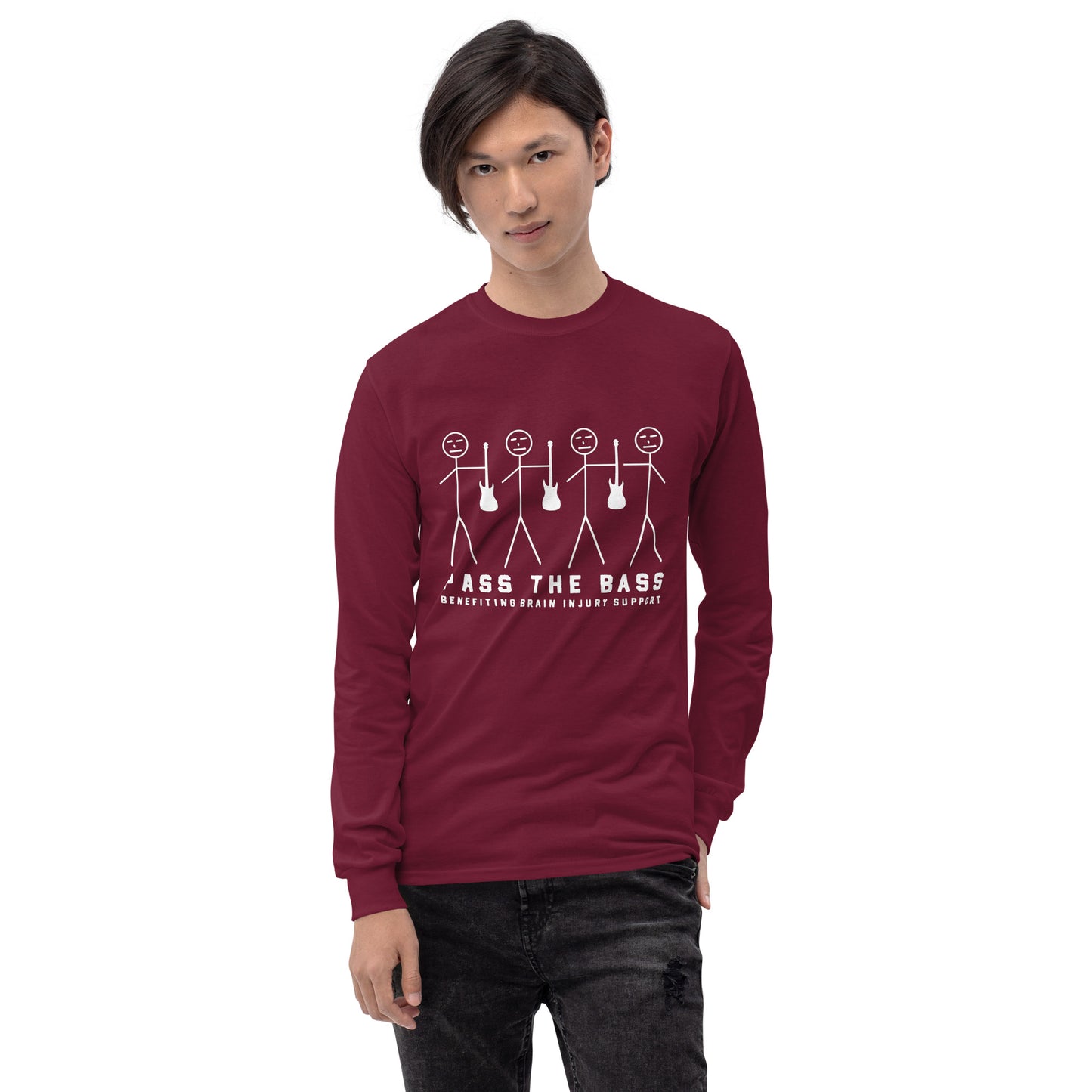 Pass The Bass - Adult Long Sleeve Shirt