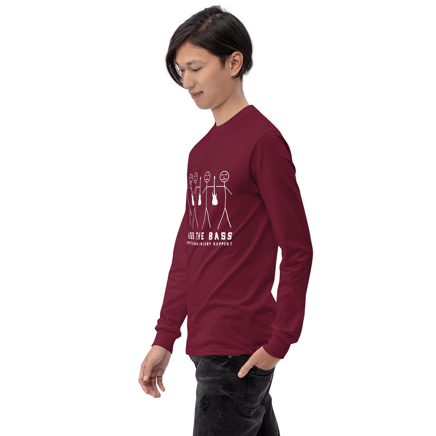 Pass The Bass - Adult Long Sleeve Shirt