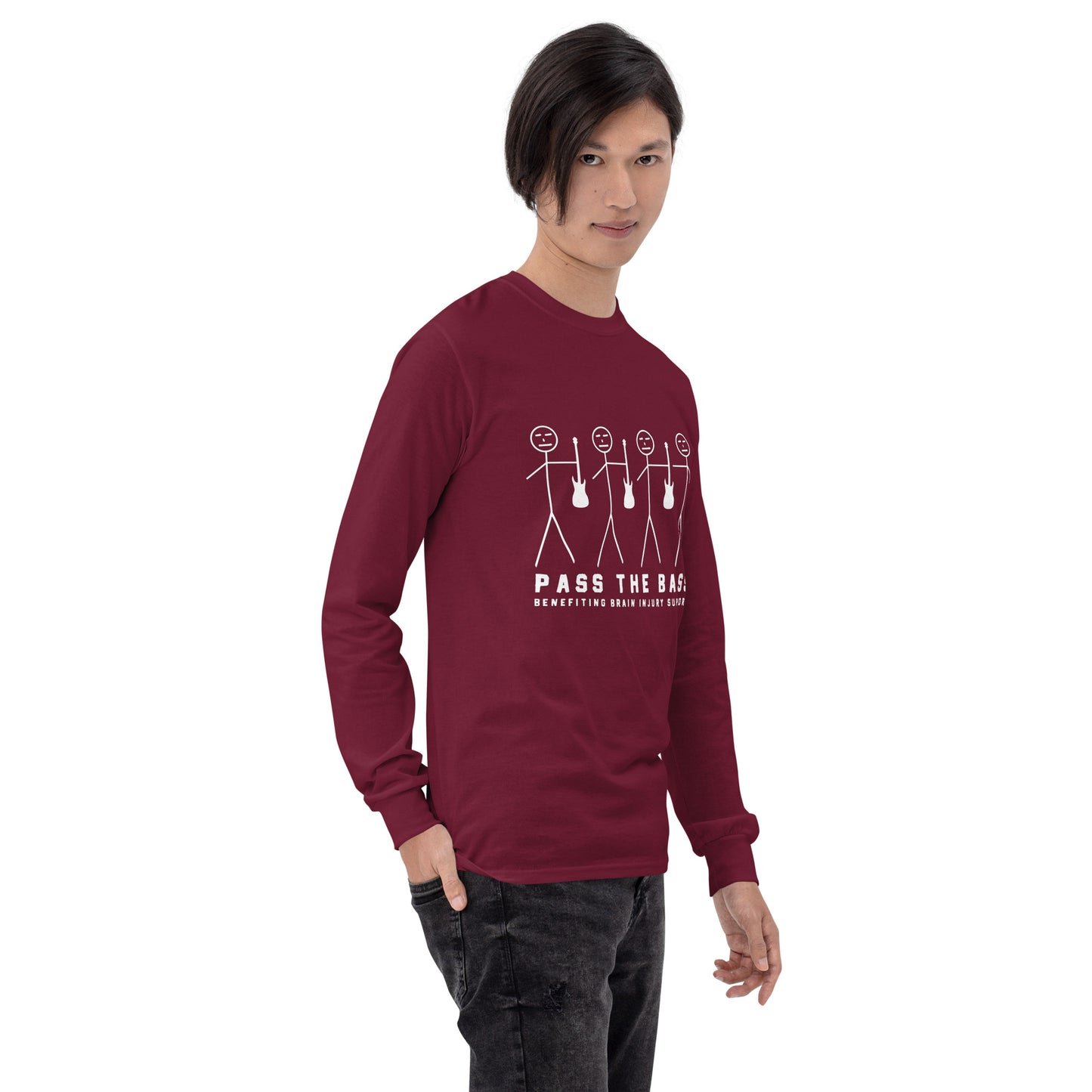Pass The Bass - Adult Long Sleeve Shirt