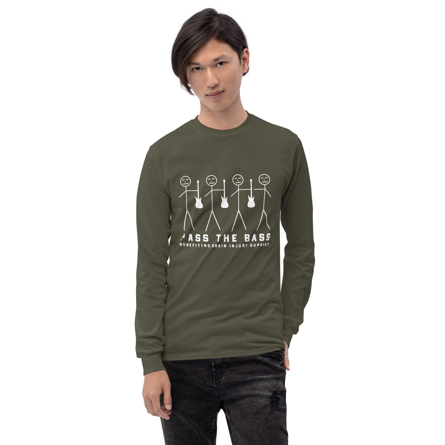 Pass The Bass - Adult Long Sleeve Shirt