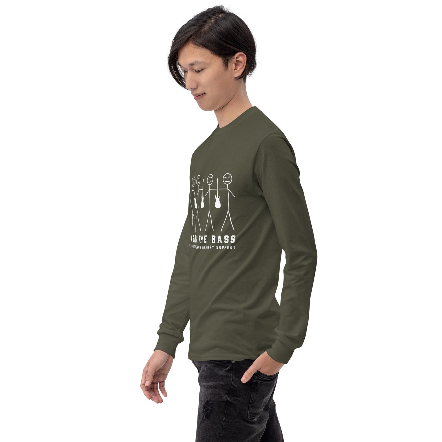 Pass The Bass - Adult Long Sleeve Shirt