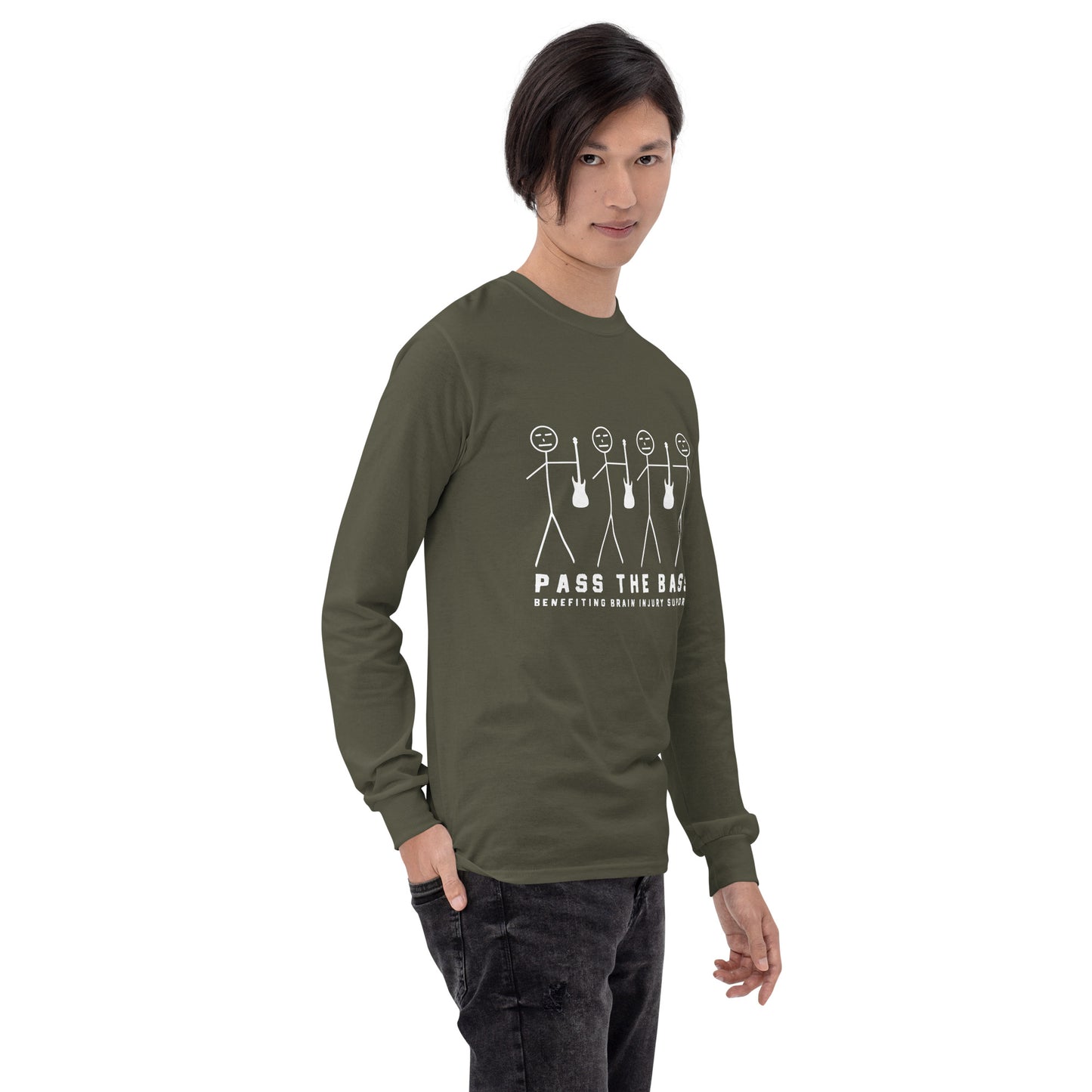 Pass The Bass - Adult Long Sleeve Shirt