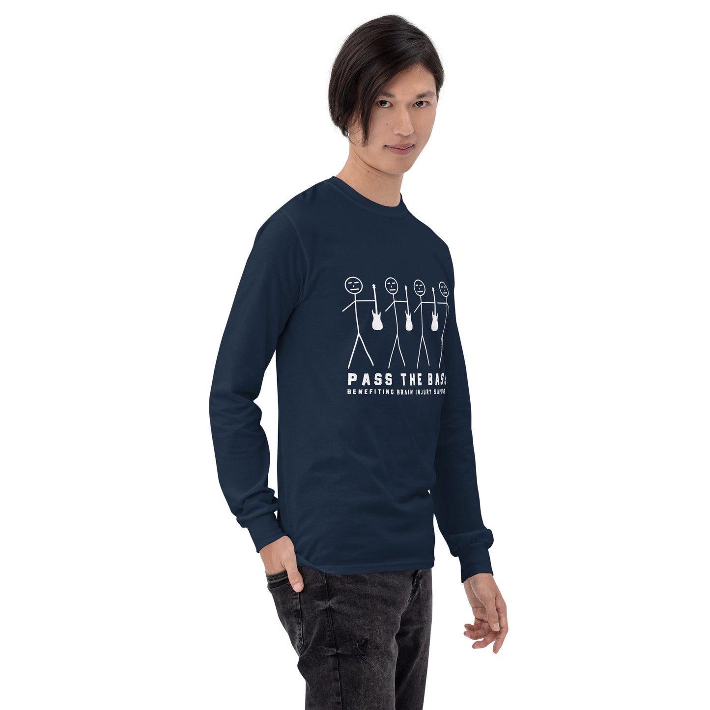 Pass The Bass - Adult Long Sleeve Shirt