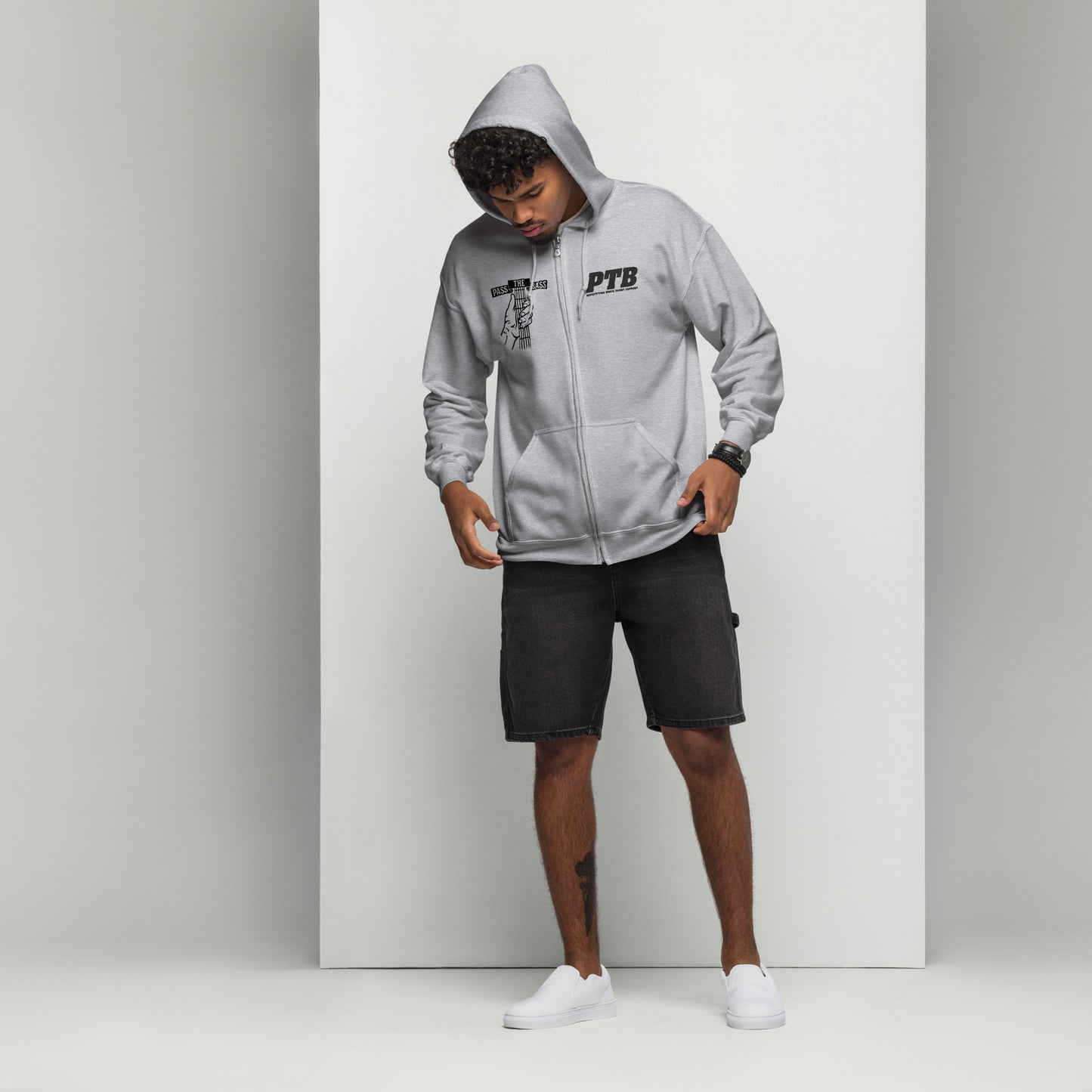 Pass The Bass - Adult Hoodie Light